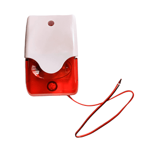 Sirena Mini Incluye Baliza Color Rojo 100DB 12V