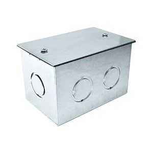 Caja Pre Galvanizada A-01 100x65x65mm con Tapa