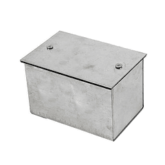 Caja Galvanizada A-01 100x65x65mm Lisa con Tapa