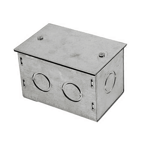 Caja Galvanizada A-01 100x65x65mm Pre Picada con Tapa