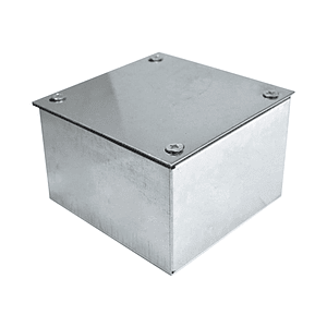 Caja Galvanizada A-11 100x100x65mm Lisa con Tapa