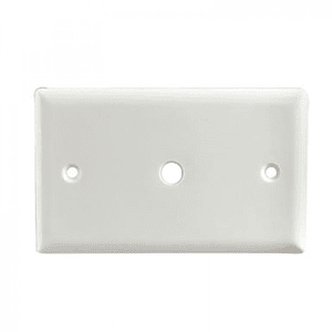 Tapa Ciega Pasacable Sin Pernos PVC Color Blanca
