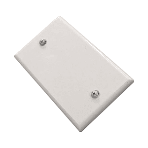 Tapa Plástica Ciega con Perno Blanca