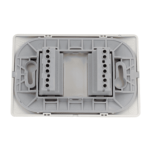 Enchufe Doble 10A + 10/16A Armado Luzica Bticino