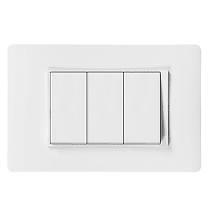 Interruptor Triple 9/32 10A Armado Luzica Bticino