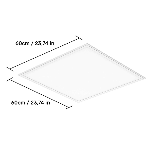 Panel Led Cuadrado para Cielo Americano 60x60cm 40W 4000K 2