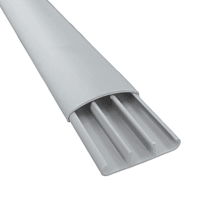 Bandeja de Piso 48x13 Gris 2 Metros Con Tabique Separador