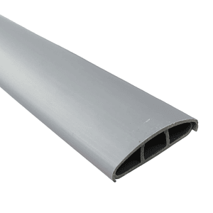 Bandeja de Piso 75x17 Gris 2 Metros Con Tabique Separador