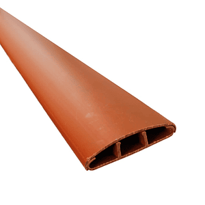 Bandeja de Piso 75x17 Madera 2 Metros Con Tabique Separador