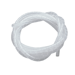 Espiral Plástico Ordena Cable 20mm Transparente (10 Metros)