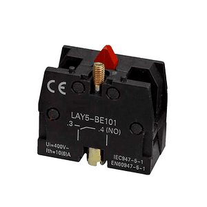 Block de Contacto Auxiliar 1NC Rojo