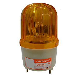 Baliza Sonora Giratoria Octagonal Amarilla 220V