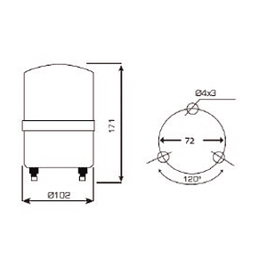 Baliza Sonora Giratoria Octagonal Amarilla 220V