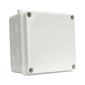 Caja Estanca Lisa PVC Libre de Halógenos 100x100x70mm IP65