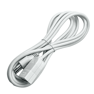 Alargador Simple Blanco 2P+T 10 Metros 250V 10A