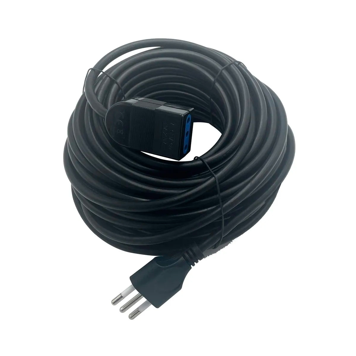 Alargador Simple Negro 2P+T 20 Metros 250V 10A