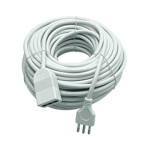Alargador Simple Blanco 2P+T 30 Metros 250V 10A
