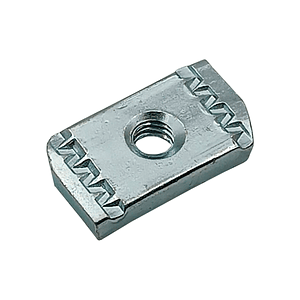 Tuerca Riel sin Resorte 1/2 Electro Galvanizada 5 Unidades