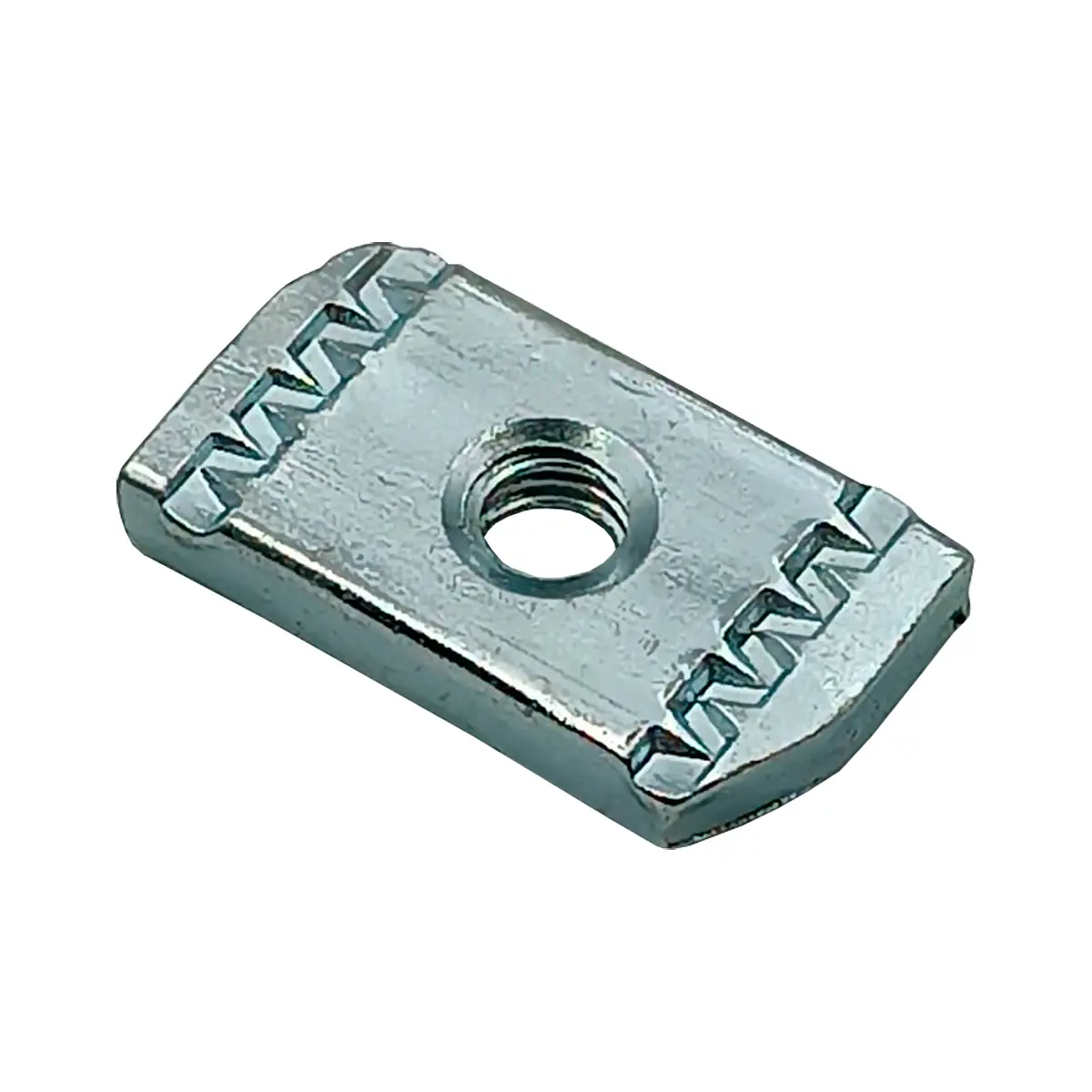 Tuerca Riel sin Resorte 1/2 Electro Galvanizada 5 Unidades
