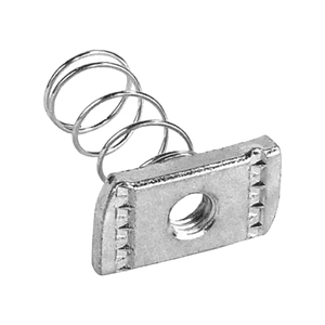 Tuerca Riel con Resorte 1/2 Electro Galvanizada 5 Unidades