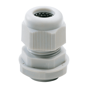 Prensa Estopa Plástica PG19 12mm a 16mm Gris IP68