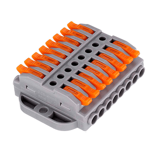 Conector Rápido Empalme Fast Clip Wago 8 Vías