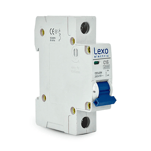 Interruptor Automático 1x16 Curva C 6kA Lexo EBS6BN