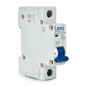 Interruptor Automático 1x2 Curva C 6kA Lexo EBS6BN