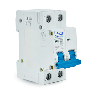 Interruptor Automático 1P+N 32A Curva C 6kA Lexo EBS6BN