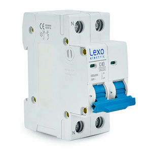 Interruptor Automático 1P+N 40A Curva C 6kA Lexo EBS6BN
