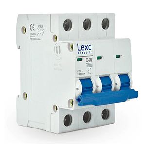 Interruptor Automático 3x40A Curva C 6kA Lexo EBS6BN