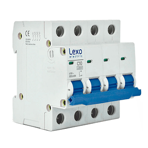 Interruptor Automático 4x10A Curva C 6kA Lexo EBS6BN