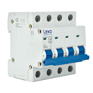 Interruptor Automático 4x40A Curva C 6kA Lexo EBS6BN