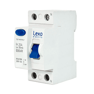 Interruptor Diferencial 2x25 30mA Lexo EBS6R
