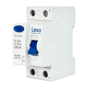 Interruptor Diferencial 2x40 30mA Lexo EBS6R