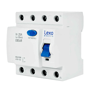 Interruptor Diferencial 4x25 30mA Lexo EBS6R
