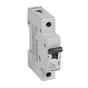 Interruptor Automático 1x25A Curva C 6kA Legrand RX3 419842