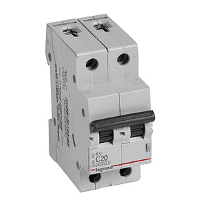 Automático 2x20A Curva C 6kA Legrand RX3 419874