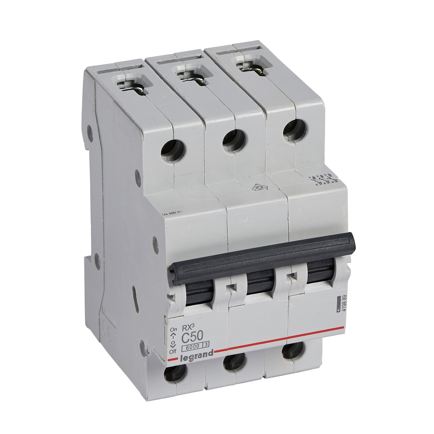 Automático 3x50A Curva C 6kA Legrand RX3 419889