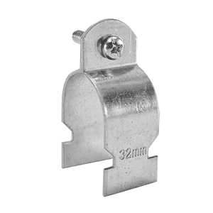 Abrazadera RC 32mm con Perno Galvanizada