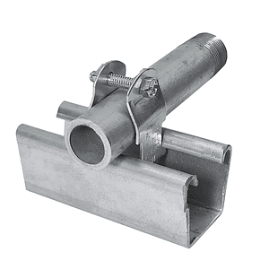 Abrazadera RC 32mm con Perno Galvanizada