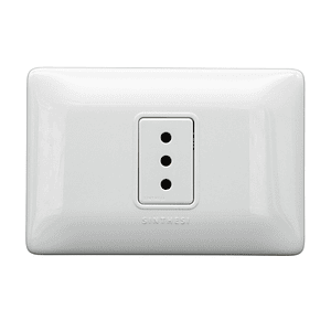 Enchufe Simple 10A Armado S12 Sinthesi 1295101