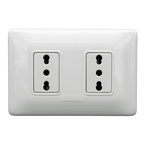 Enchufe Duplex 10/16A 2P+T Armado S12 Sinthesi 1295901
