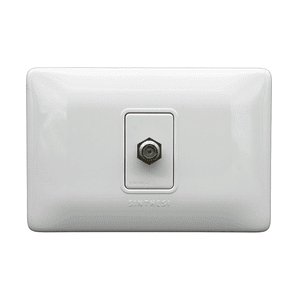 Enchufe Coaxial TV Armado S12 Sinthesi 1297201