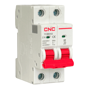 Interruptor Automático 2x16A Curva C 6kA CNC YCB9-63