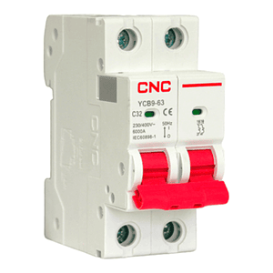 Interruptor Automático 2x32A Curva C 6kA CNC YCB9-63