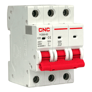 Interruptor Automático 3x25A Curva C 6kA CNC YCB9-63