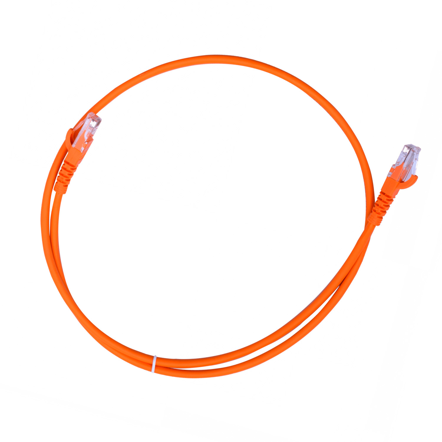 Cable Patch Inyectado Multifilar 1 Metro Naranjo CAT5E