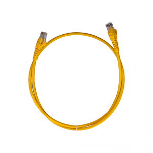 Cable Patch Inyectado Multifilar 3 Metros Amarillo CAT5E