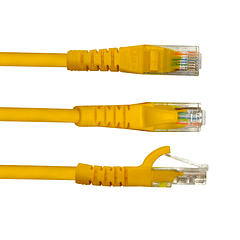 Cable Patch Inyectado Multifilar 7,5 Metros Amarillo CAT5E